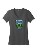 Load image into Gallery viewer, Maine State Parks Women&#39;s Charcoal Tee
