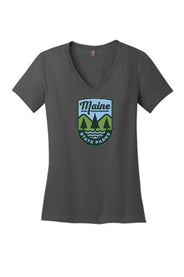 Maine State Parks Women's Charcoal Tee