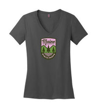 Load image into Gallery viewer, Maine State Parks Women&#39;s Charcoal Tee
